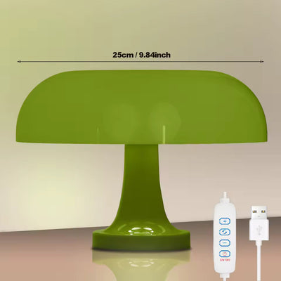 Macaron LED Table Lamp – Mushroom Design