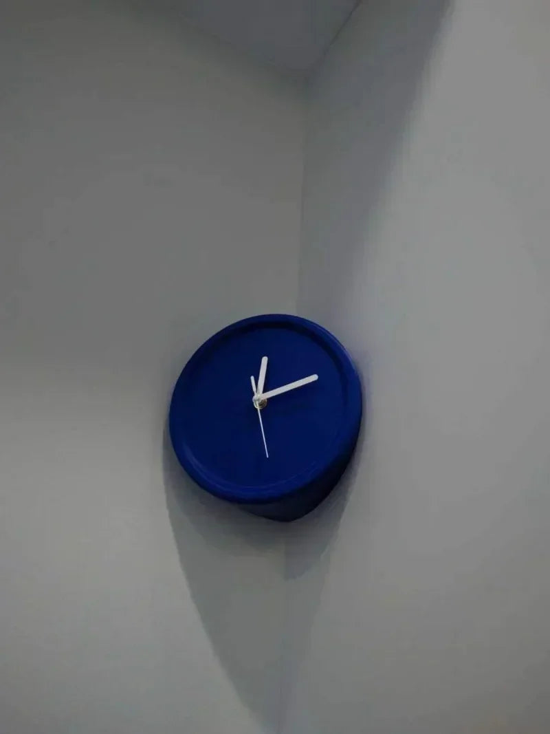 Corner Angle Clock - Modern ABS Design 8x8"