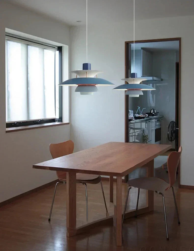 Color Umbrella Ceiling Fixture - Modern Scandinavian Lamp