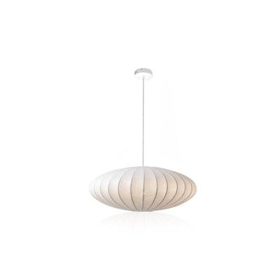 Japanese Silk Chandelier | Elegant Wabi-Sabi Ceiling Lamp