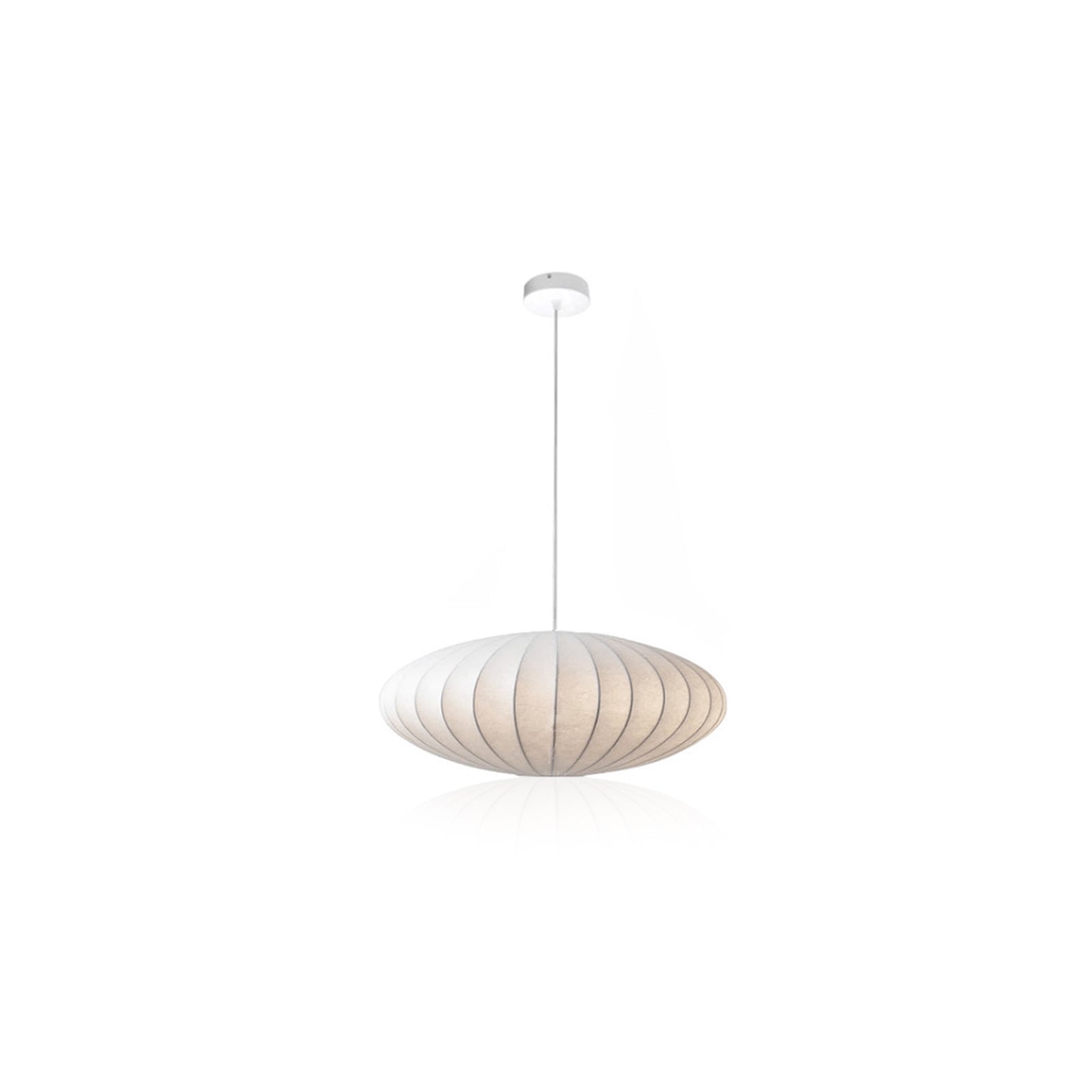 Japanese Silk Chandelier | Elegant Wabi-Sabi Ceiling Lamp
