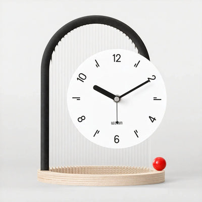 Sleek Arch-Frame Table Clock