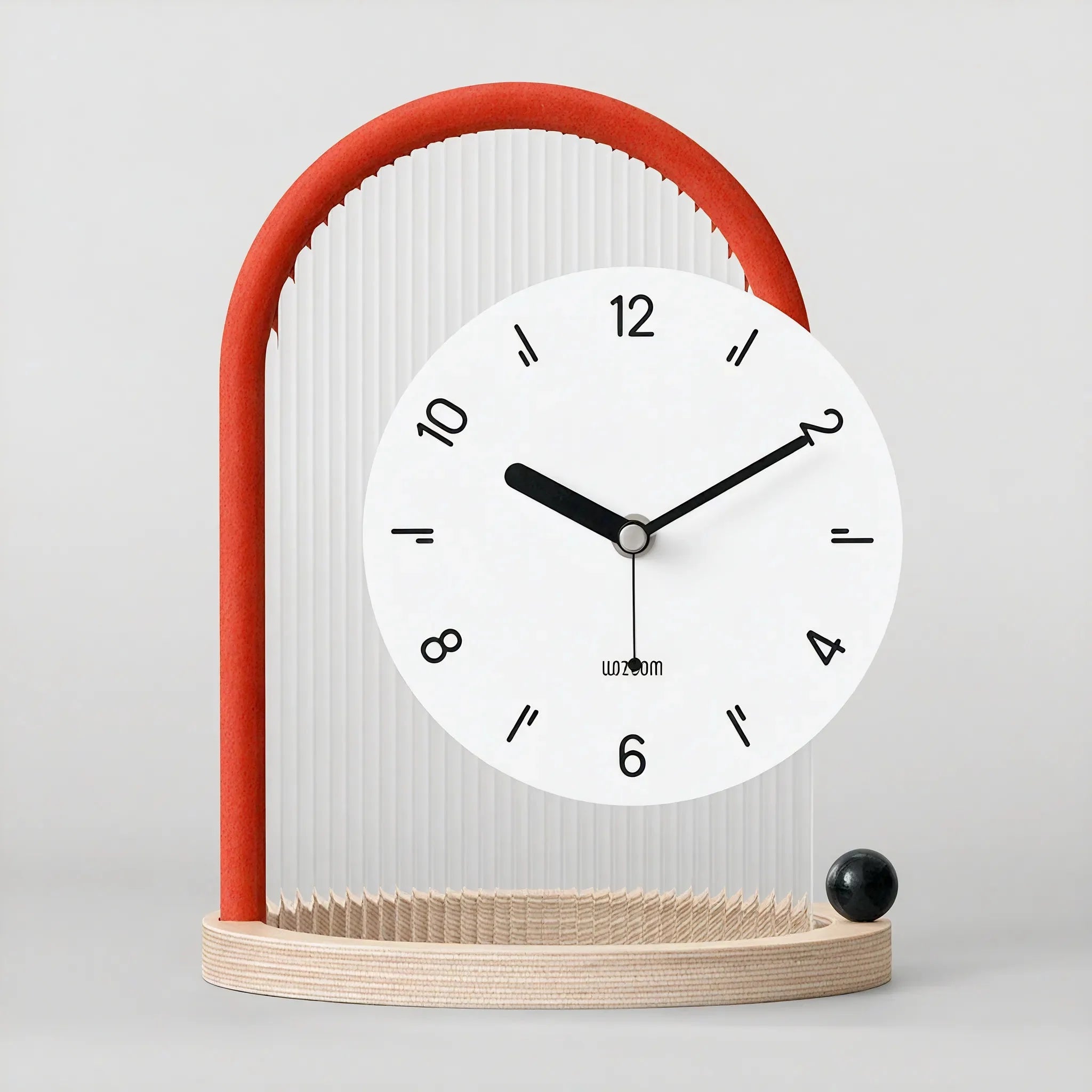 Sleek Arch-Frame Table Clock