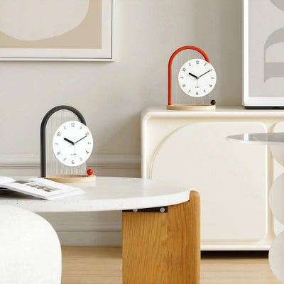 Sleek Arch-Frame Table Clock