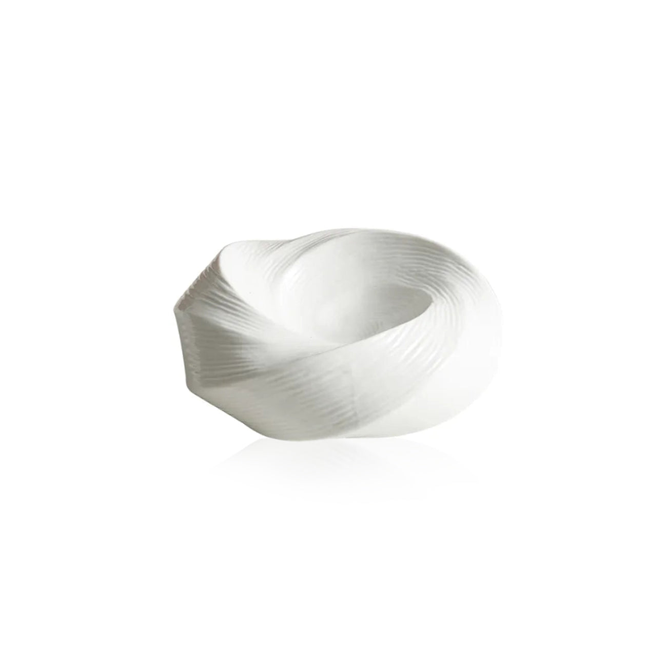 Ceramic Dining Plate - Spiral Elevated 8 Inch Luxury