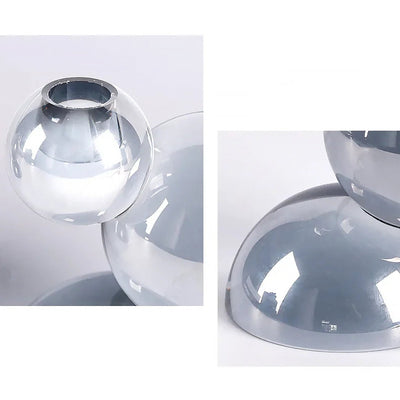 Crystal Candle Holders - Handcrafted Stacked Ball Design