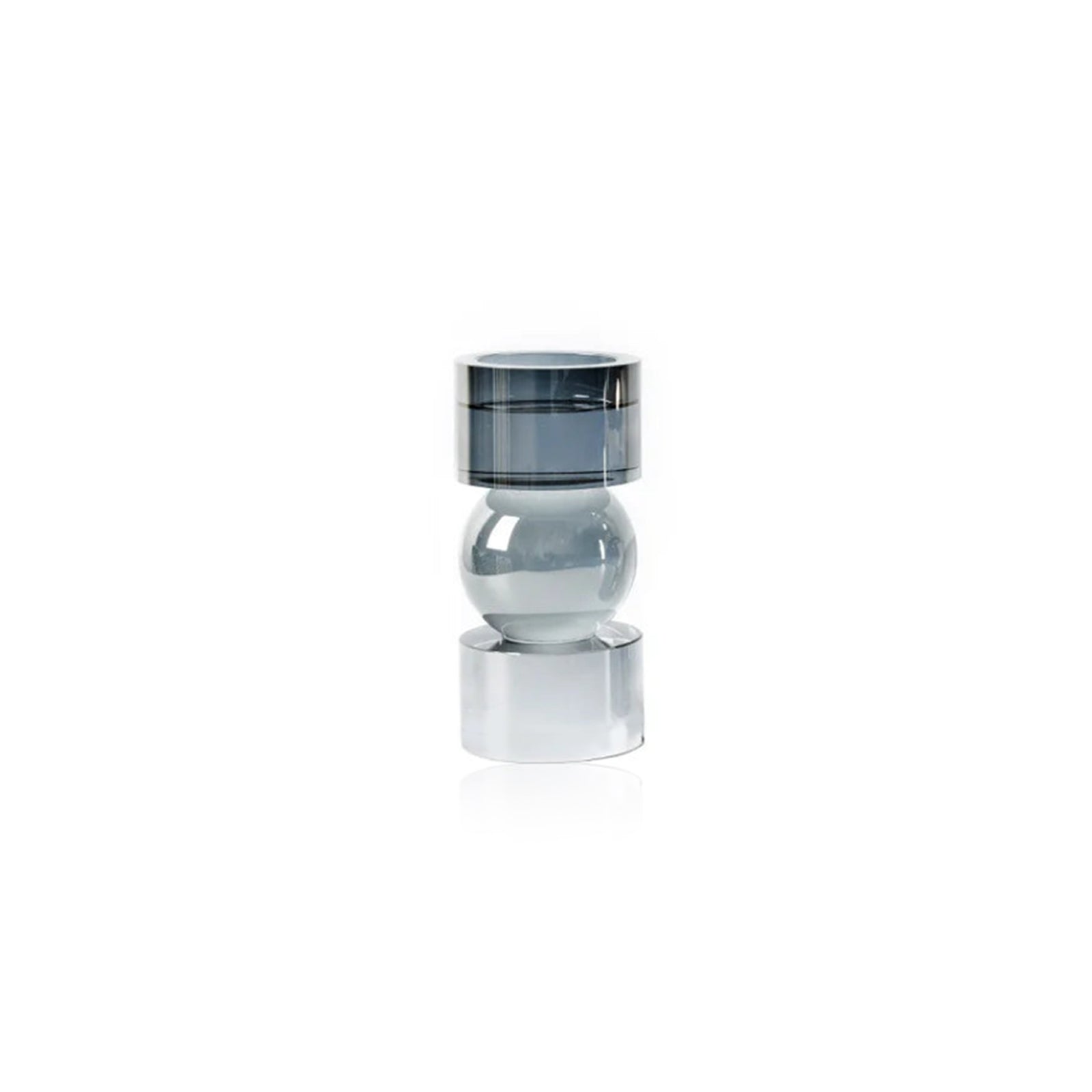 Crystal Candle Holders | Modern Stacked Geometry Design
