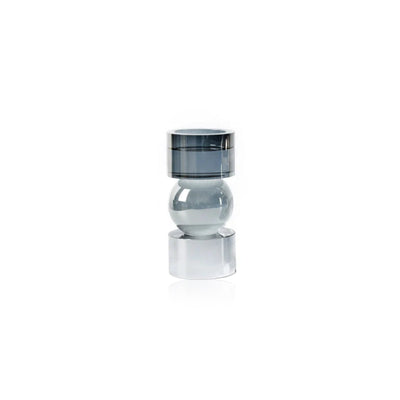 Crystal Candle Holders | Modern Stacked Geometry Design