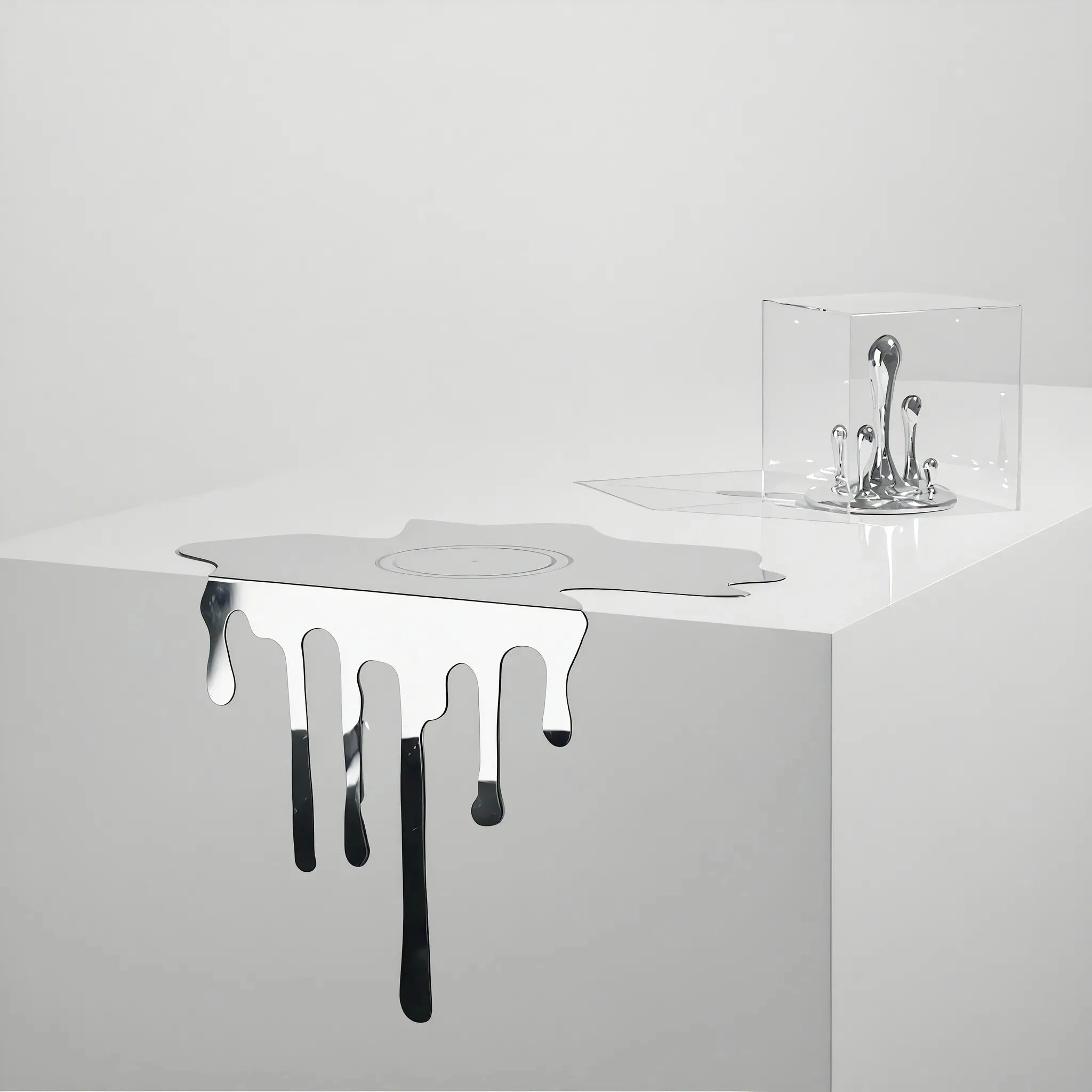 DRIP-EFFECT | Stainless Steel Geometric Sculpture