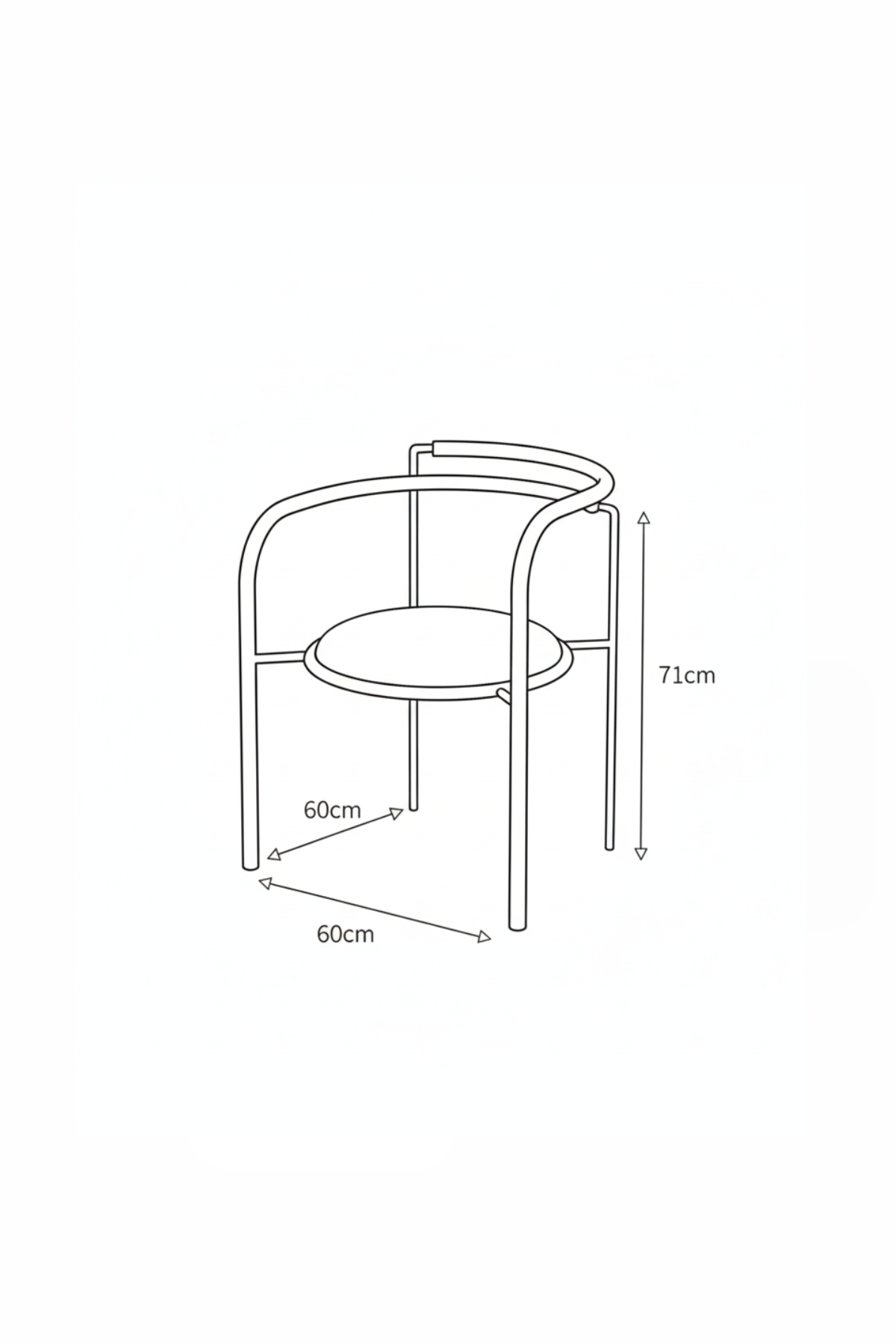MODERNIST | Retro Danish Art Dining Chair