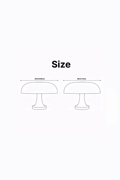 Macaron LED Table Lamp – Mushroom Design