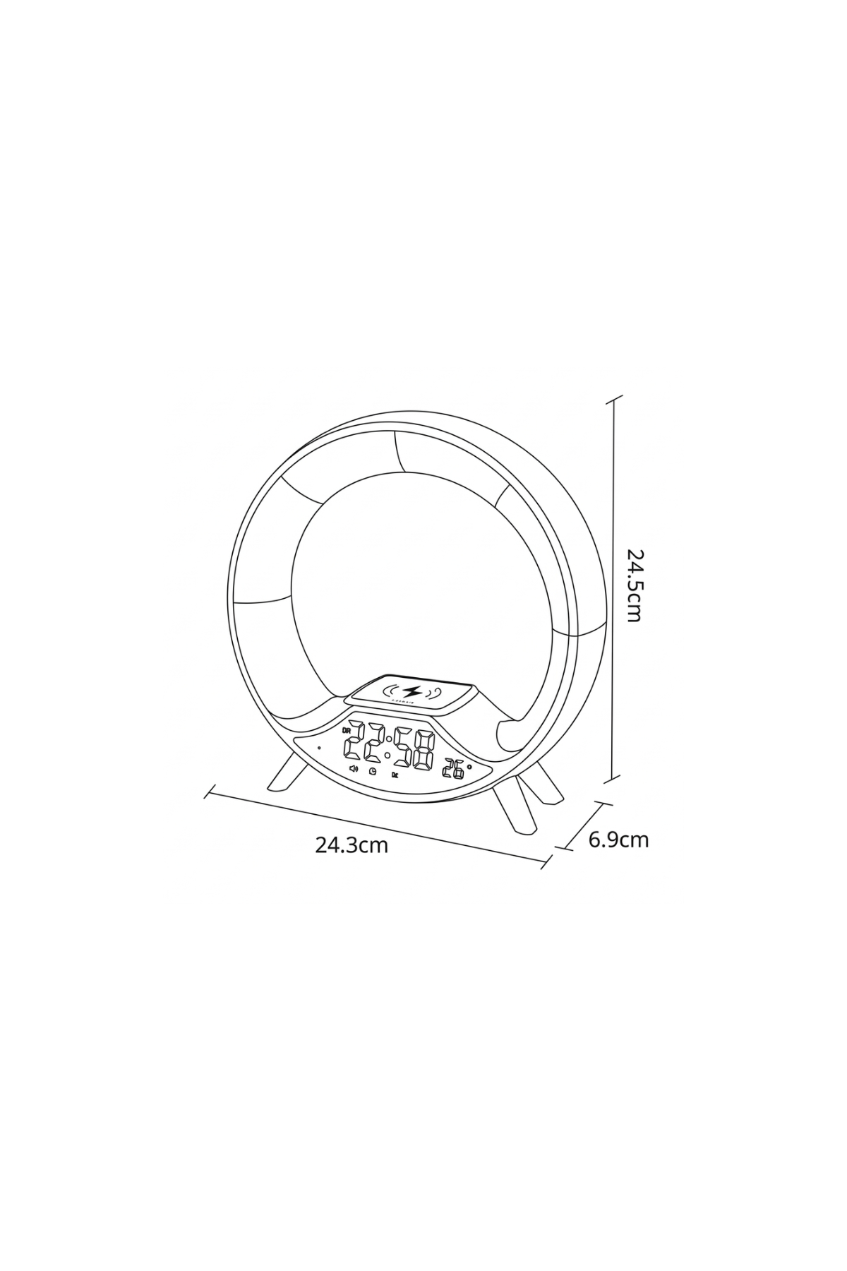 O-CHRONO | Ring-Shaped LED Alarm Clock