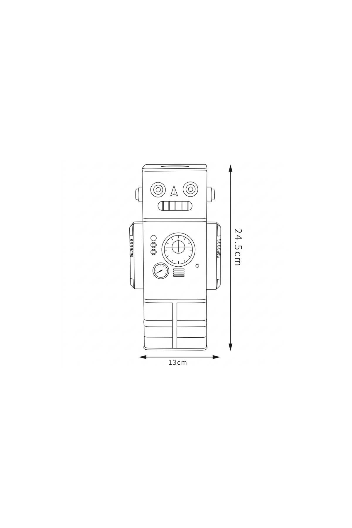 FLIPPY-ROBOT | Metal Coin Bank