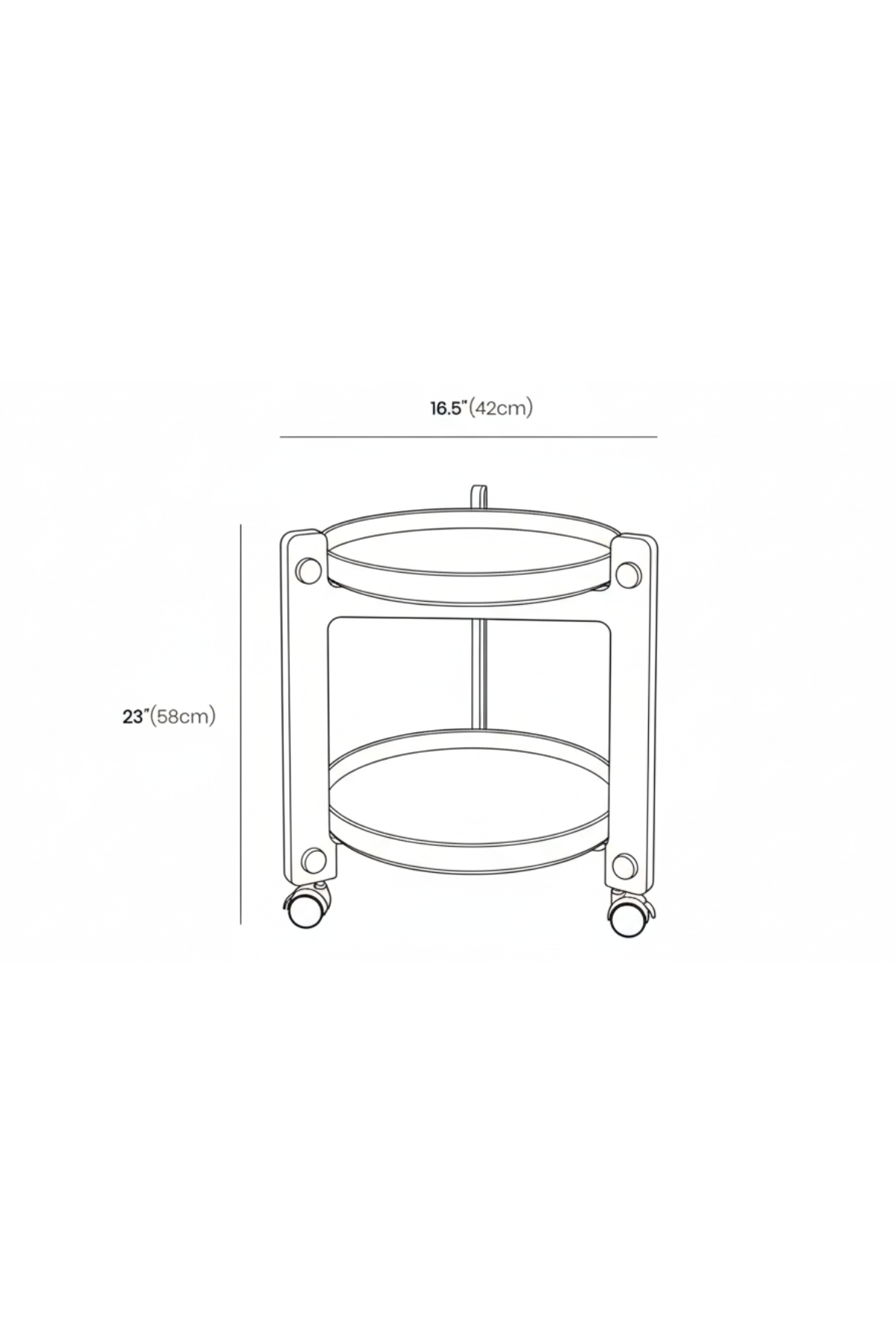 MOBIL | ABS Frame Movable Side Table