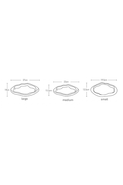CERAMIC-TRAY | Modern Decorative Tray Set