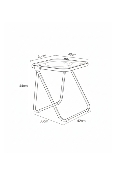 MODERNIST | Color Pop Folding Accent Table