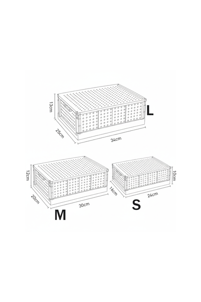 MODULARIS | Stack & Stash Folding Crates