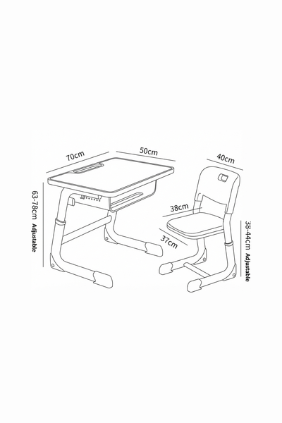 ELEGANT SCHOLAR | Adjustable Desk & Chair Set