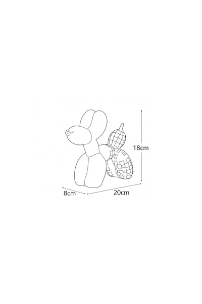 MODERNIST Balloon Figurine