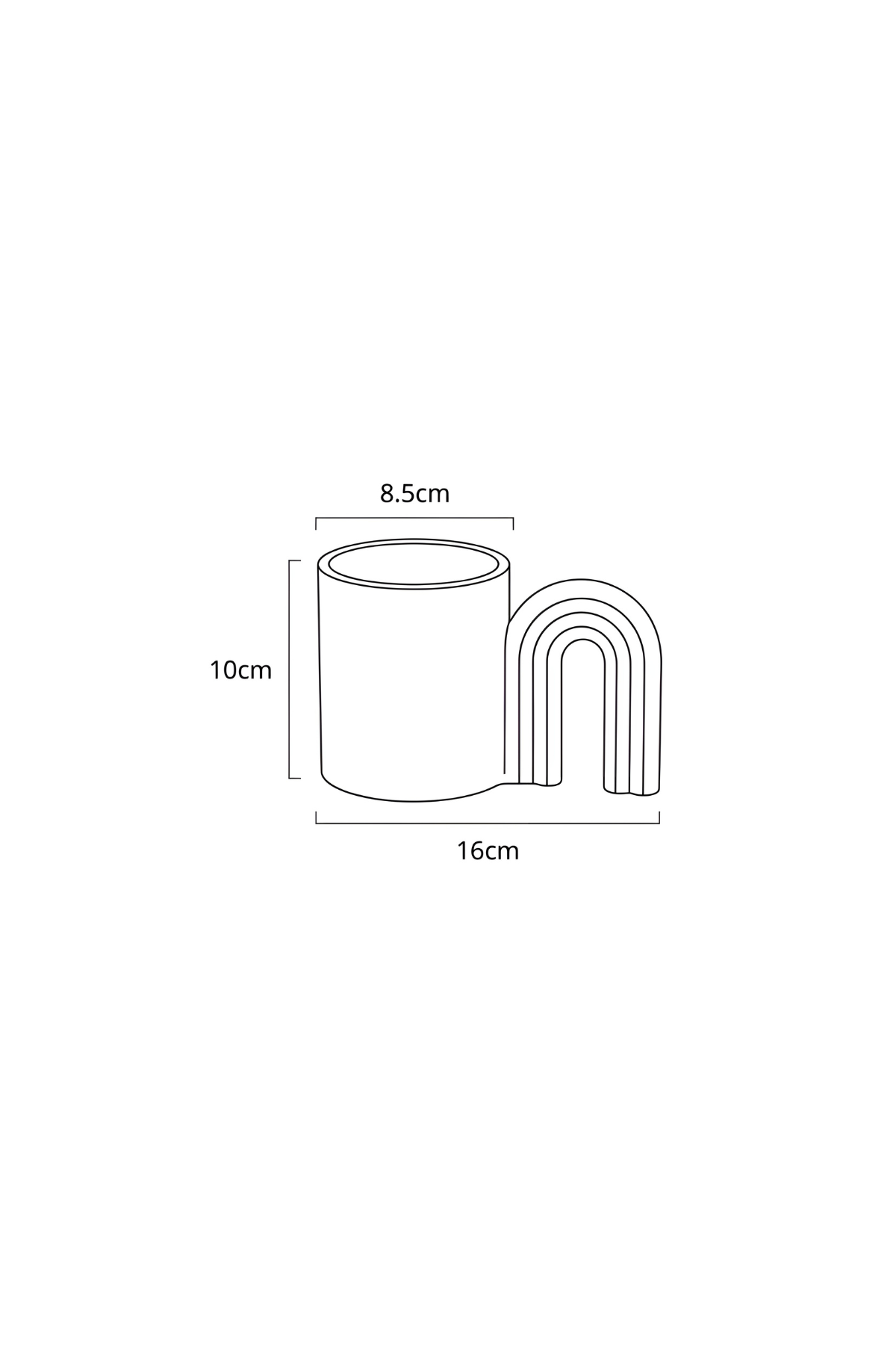 BÅGE Splash-Pattern Mug