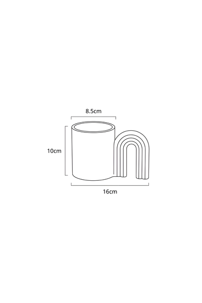 BÅGE Splash-Pattern Mug