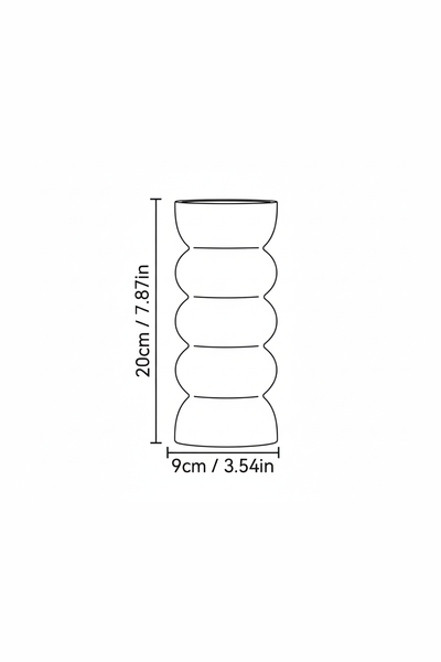 UNDULA | Ripple Elegance Ceramic Vase