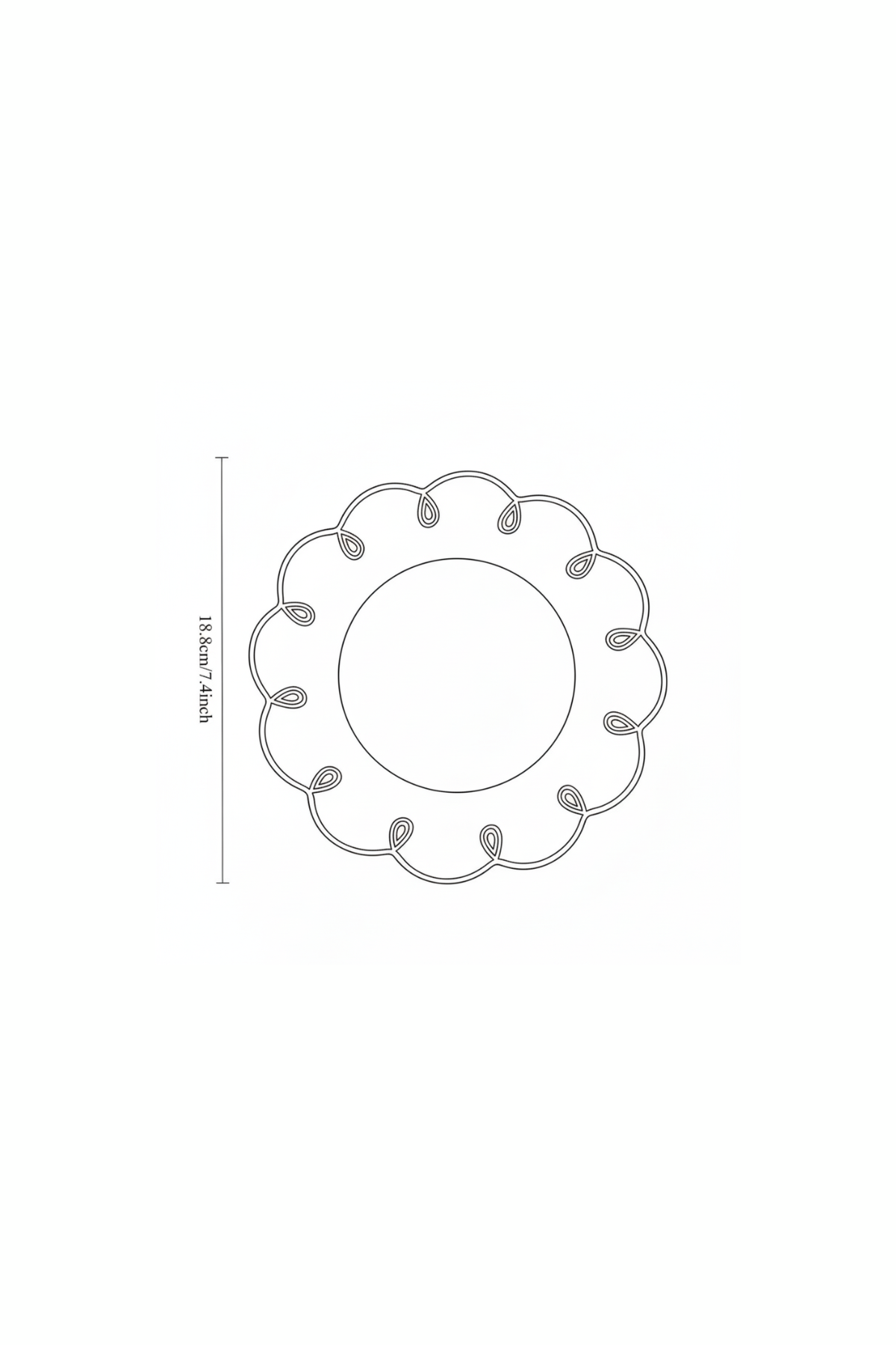 MARIS | Scalloped Ceramic Dining Set