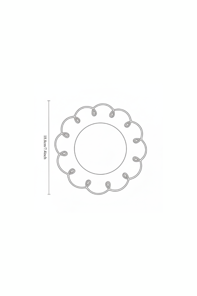 MARIS | Scalloped Ceramic Dining Set