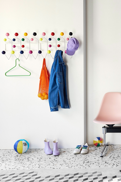 Retro Wall Hanger - Vintage Ball Hook Rack