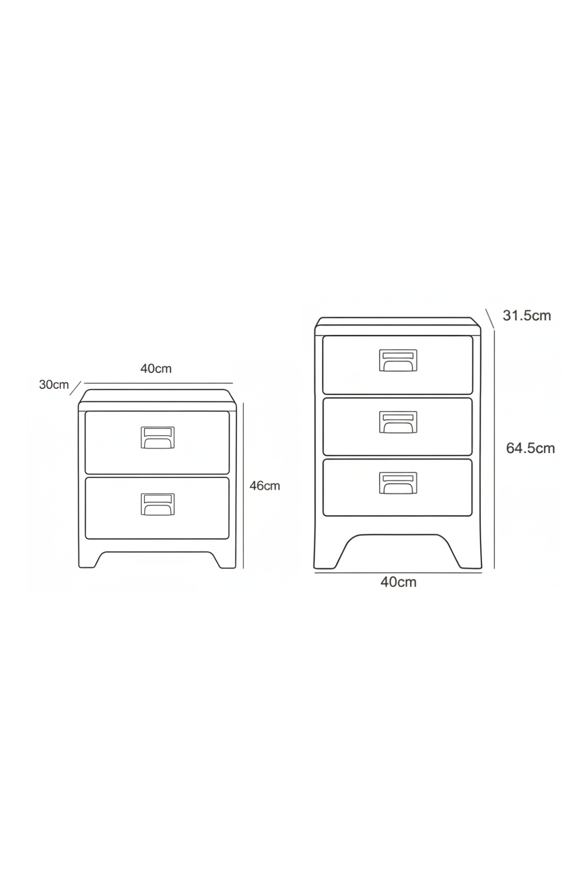 COLORPOP | Retro Stackable Drawer Cabinet