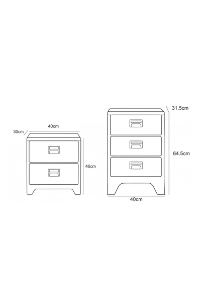 COLORPOP | Retro Stackable Drawer Cabinet