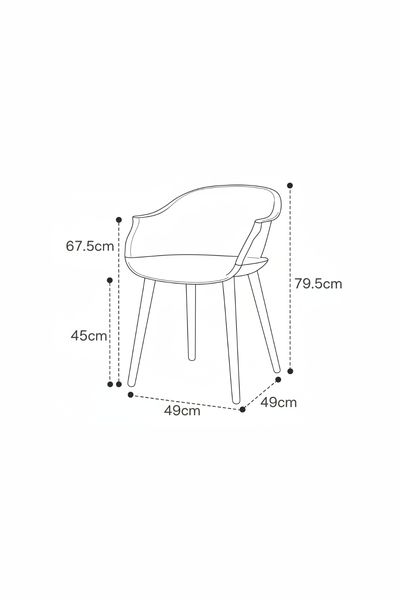 PRISM POP | Translucent Modern Dining Seat