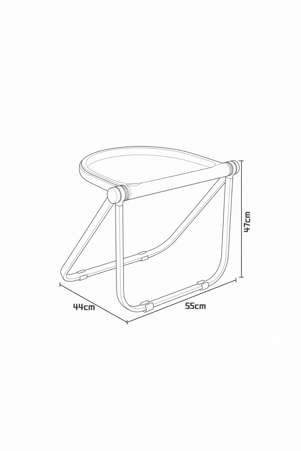 POP 'N SIT | Vibrant Foldable Acrylic Seat