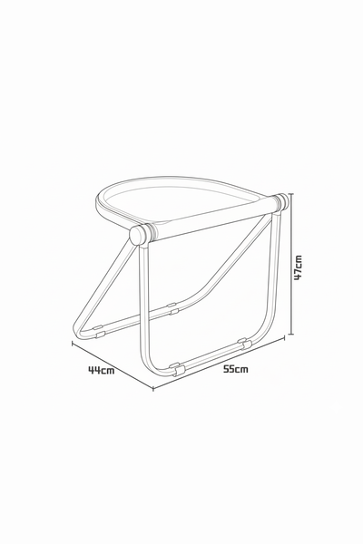 POP 'N SIT | Vibrant Foldable Acrylic Seat