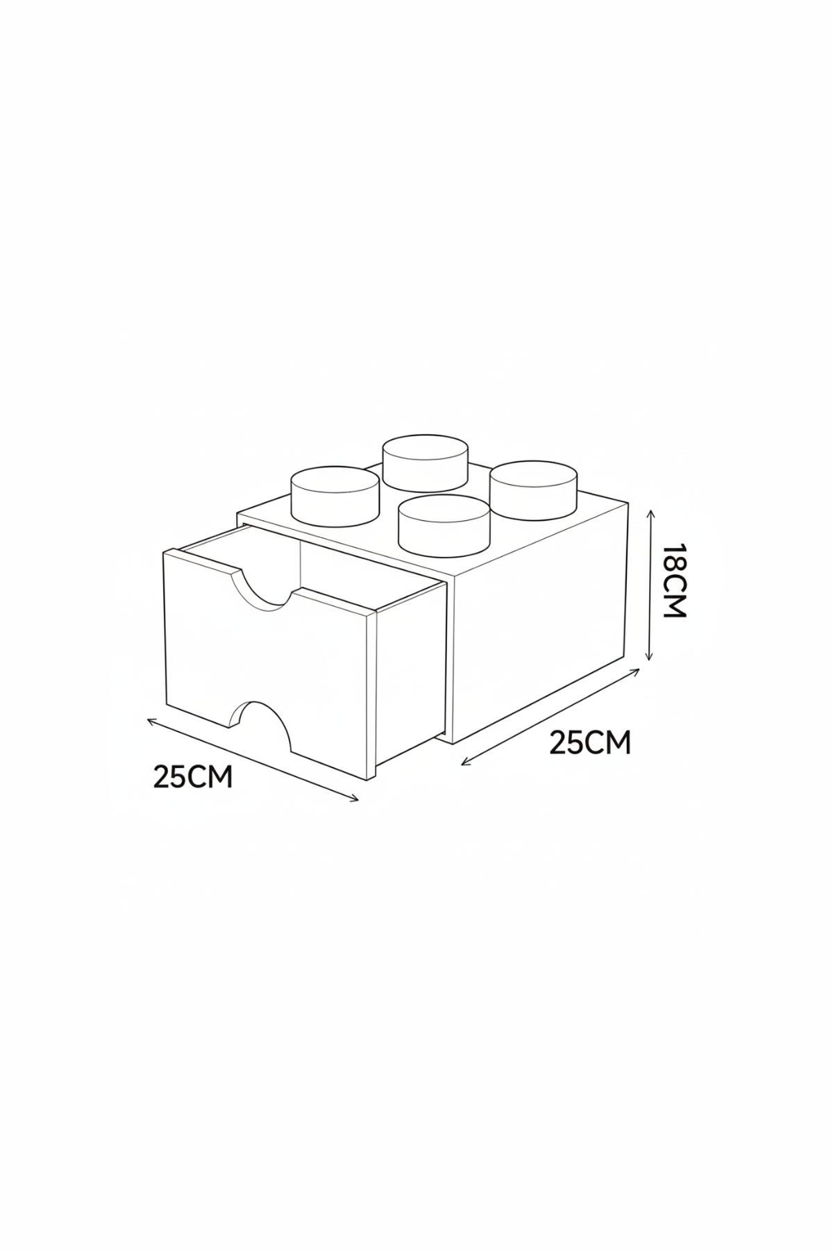BLOX | Modular Lego-Inspired Storage Drawer