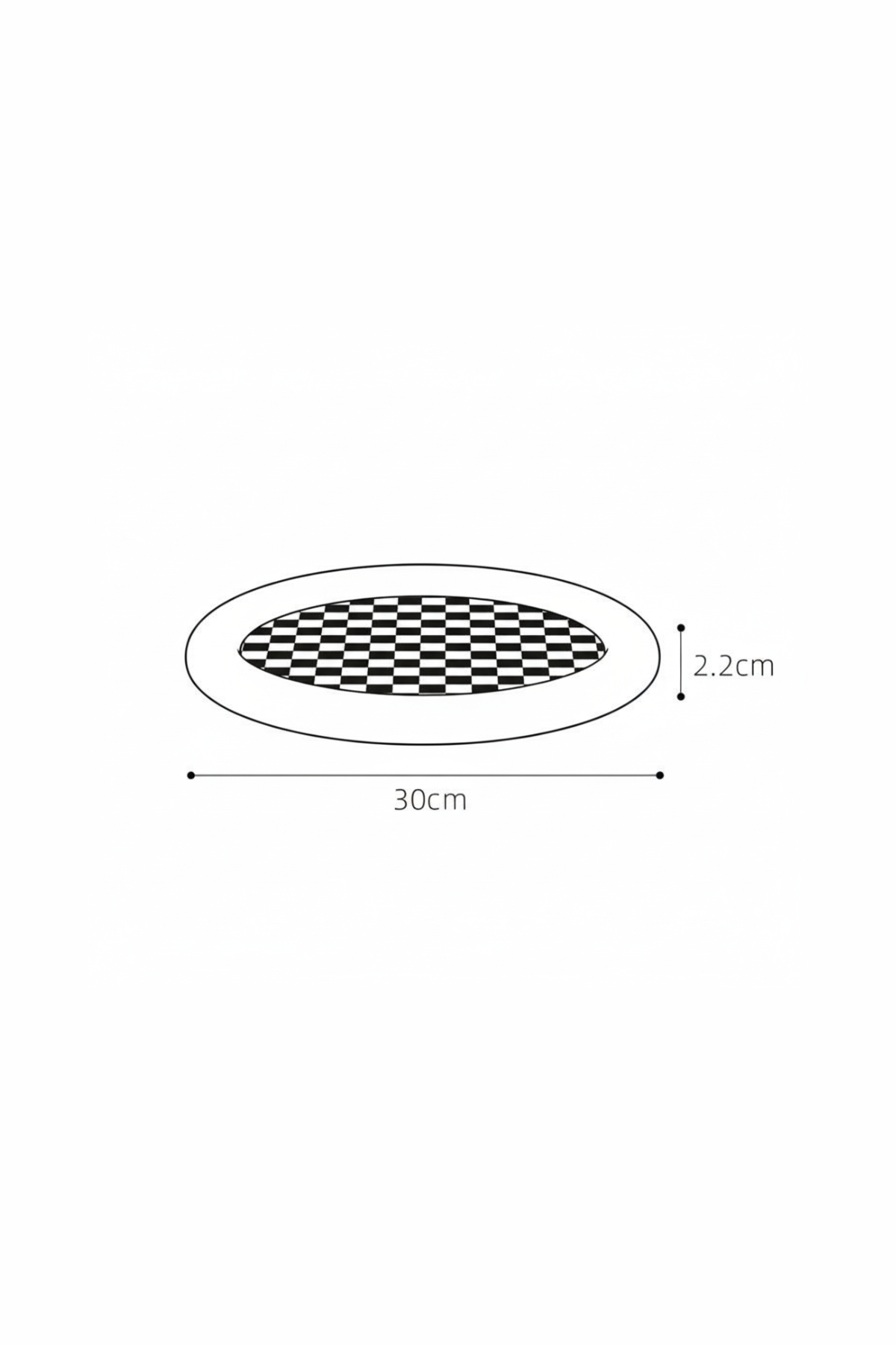 NORDIC | Checkerboard Minimalist Organizer Tray