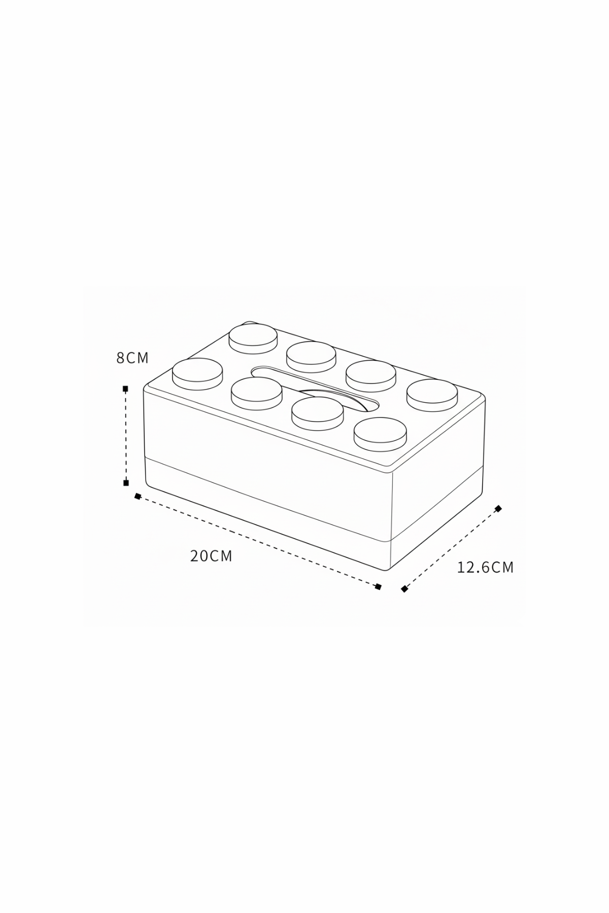BRICK | Modular Tissue Box & Desktop Organizer