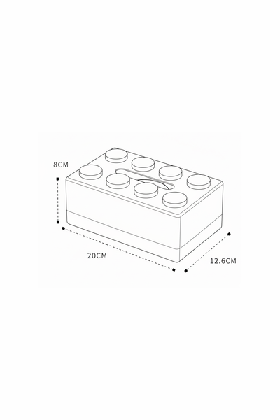 BRICK | Modular Tissue Box & Desktop Organizer
