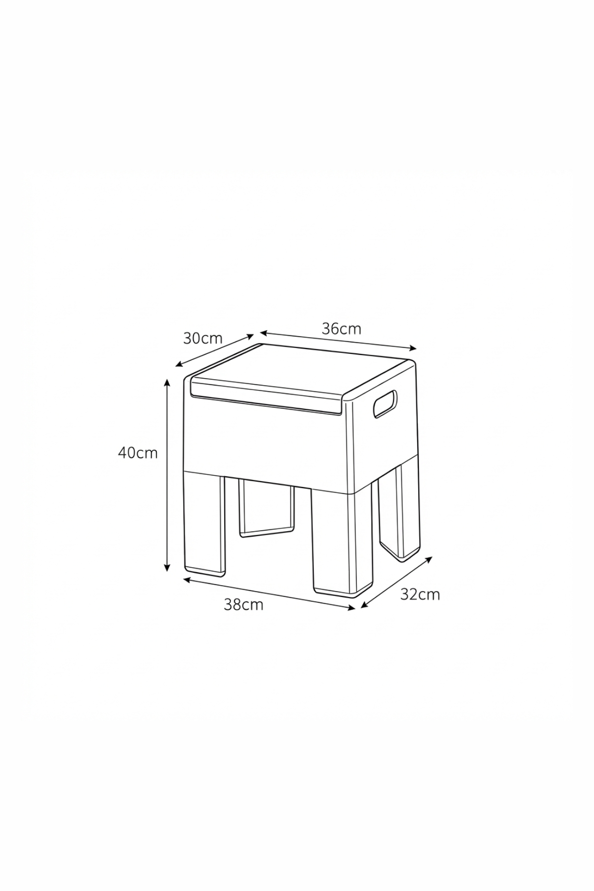 NORDIC NOOK | The Hidden Storage Stool