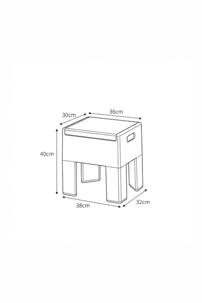 NORDIC NOOK | The Hidden Storage Stool