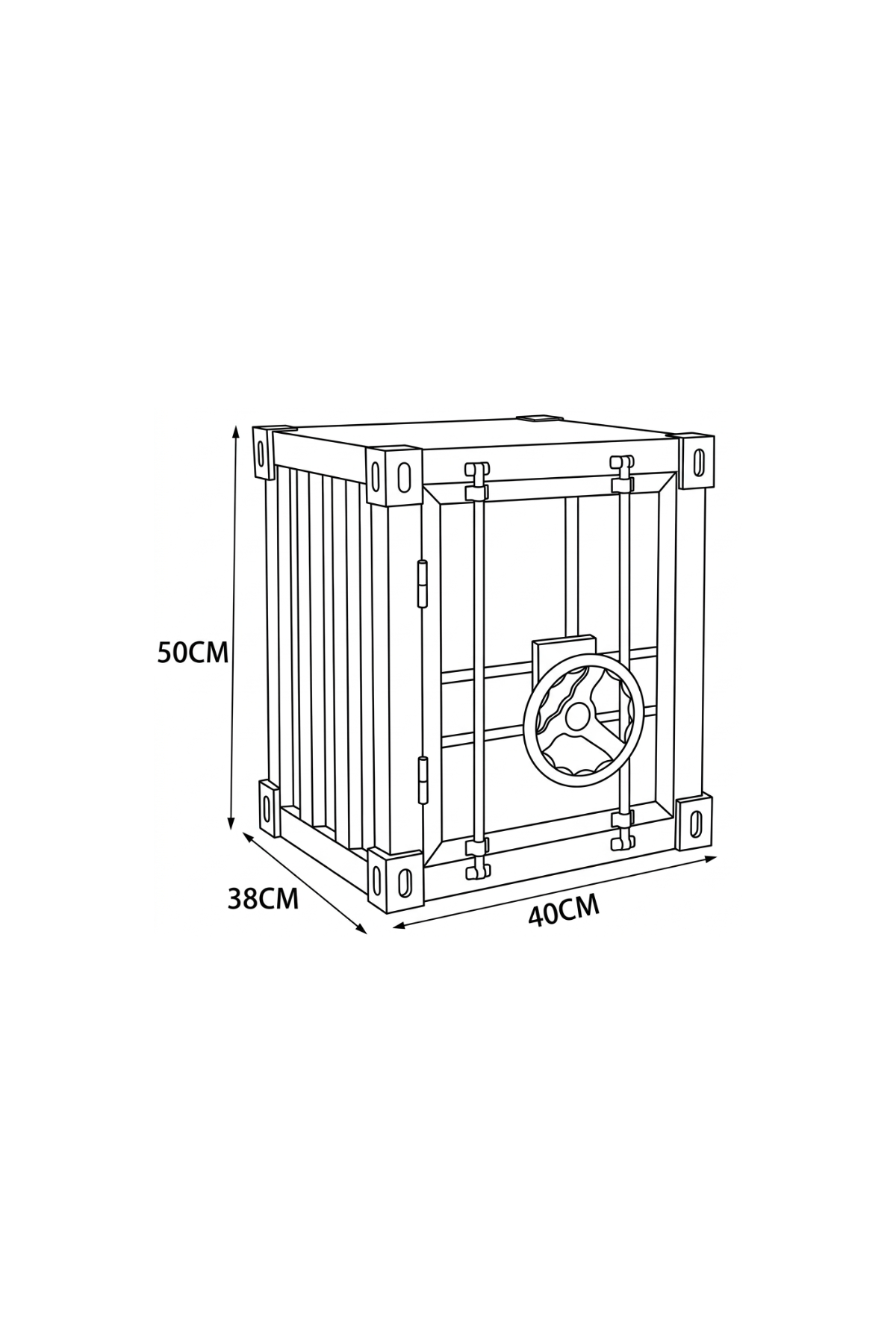 VAULT-CORE | Industrial Metal Storage Cabinet