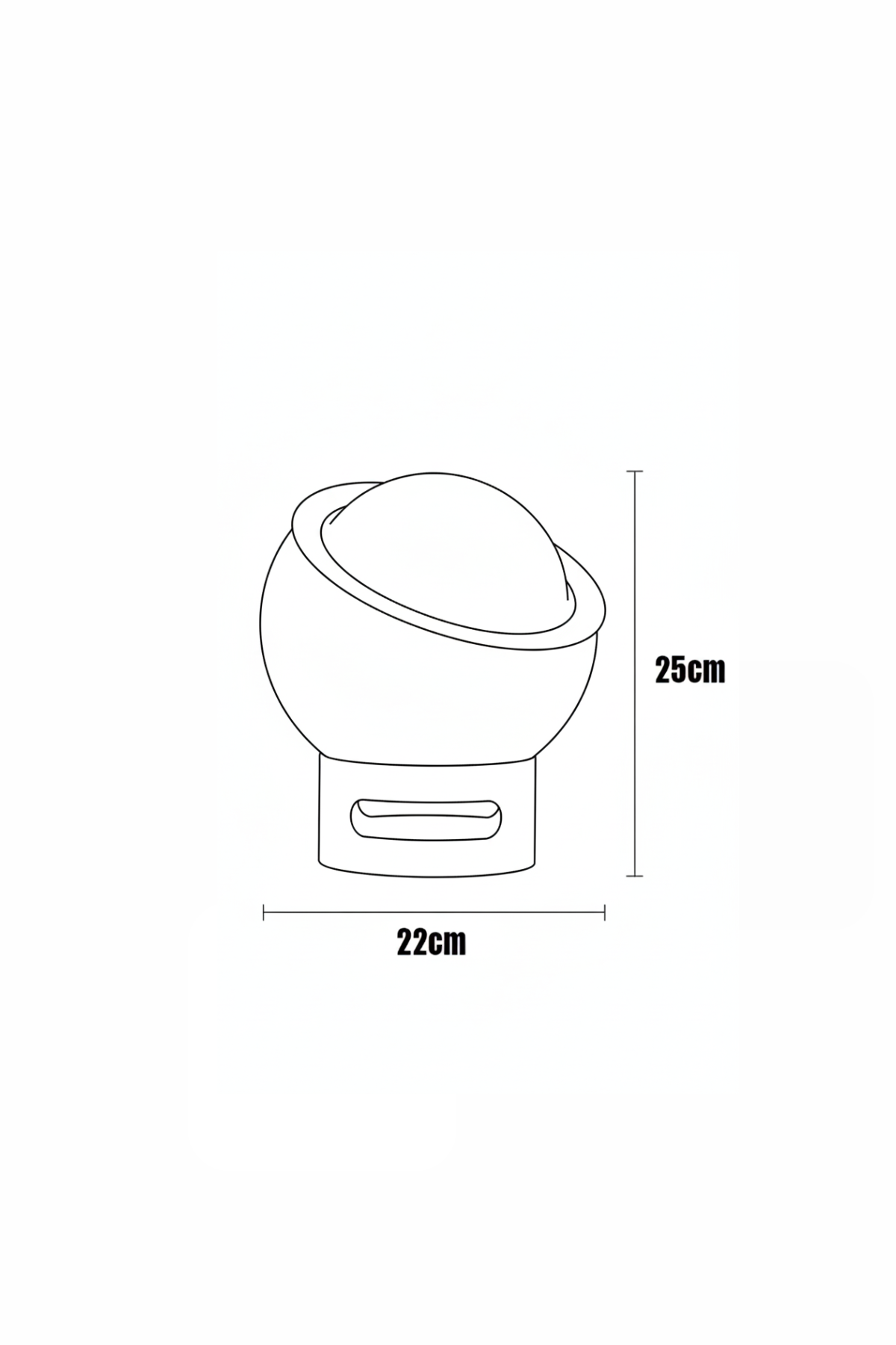 Gemini said SATURNUS | Orbital Table Lamp