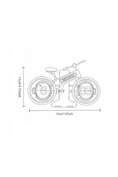 BIKE FLIP | The Kinetic Bicycle Desk Clock