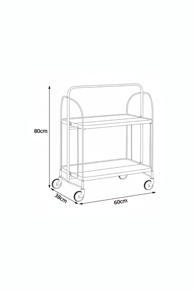 CLARITY GLIDE| Foldable Transparent Trolley