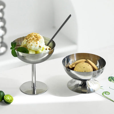 Stainless Steel Bowl - Dessert & Salad Serving Dish