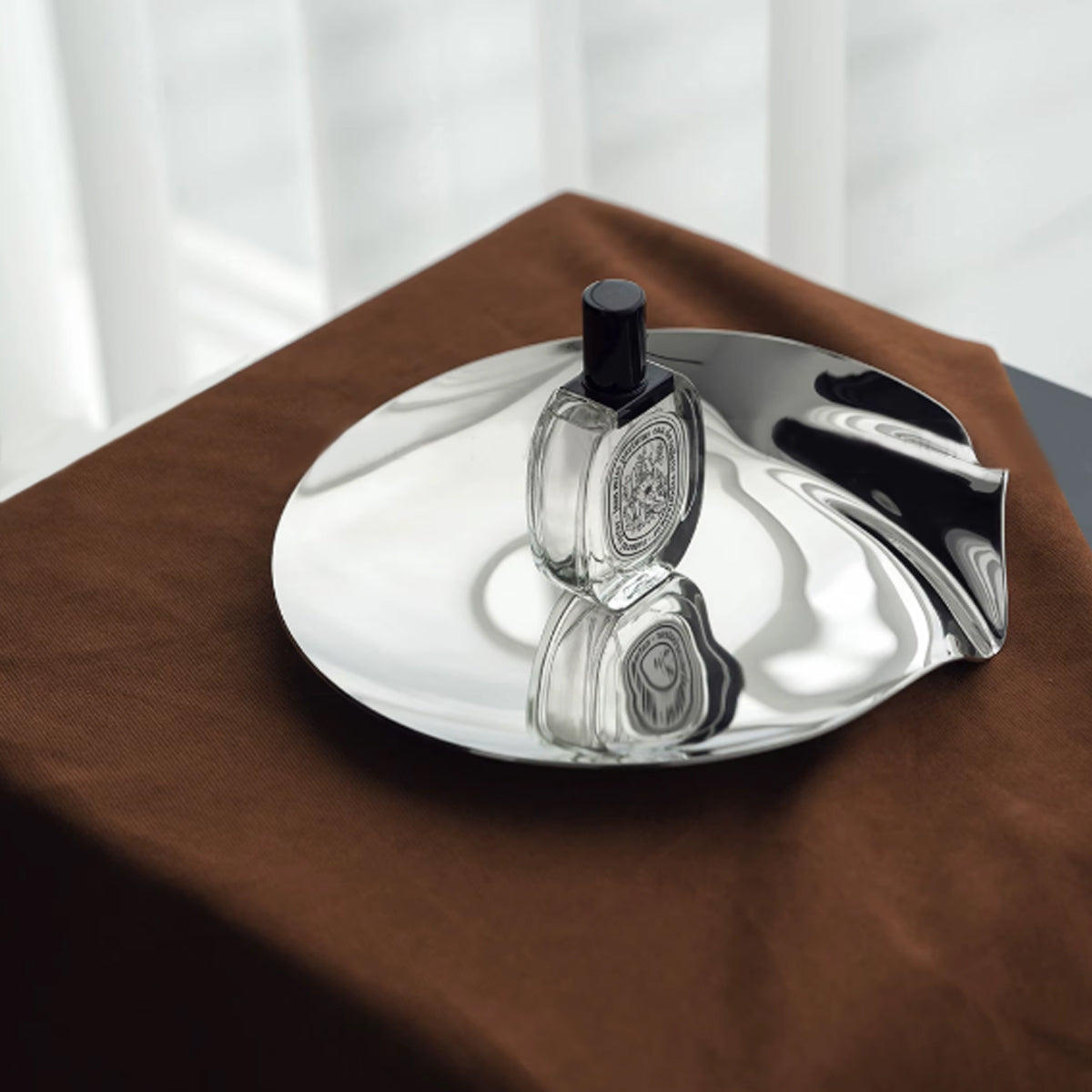 Stainless Steel Tray - Contemporary Organic Shape Platter