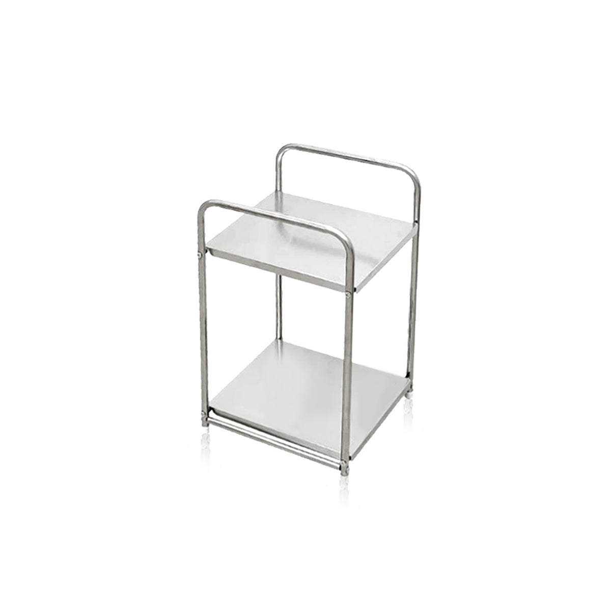 Stainless Steel Organizer Shelves - Minimalist Storage Rack 12x12x19.5"