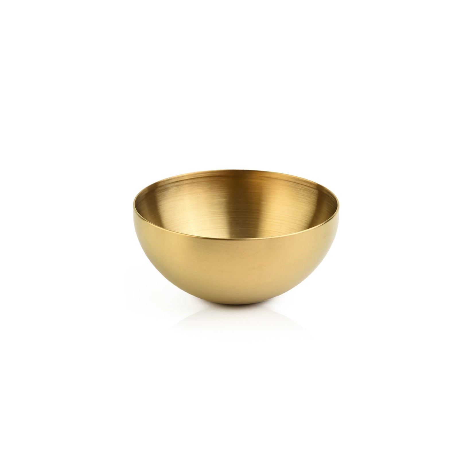 Stainless Steel Salad Bowl - Durable Double Layered Metal Bowl