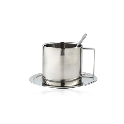Thermal Tea Set - Stainless Steel Mug & Spoon