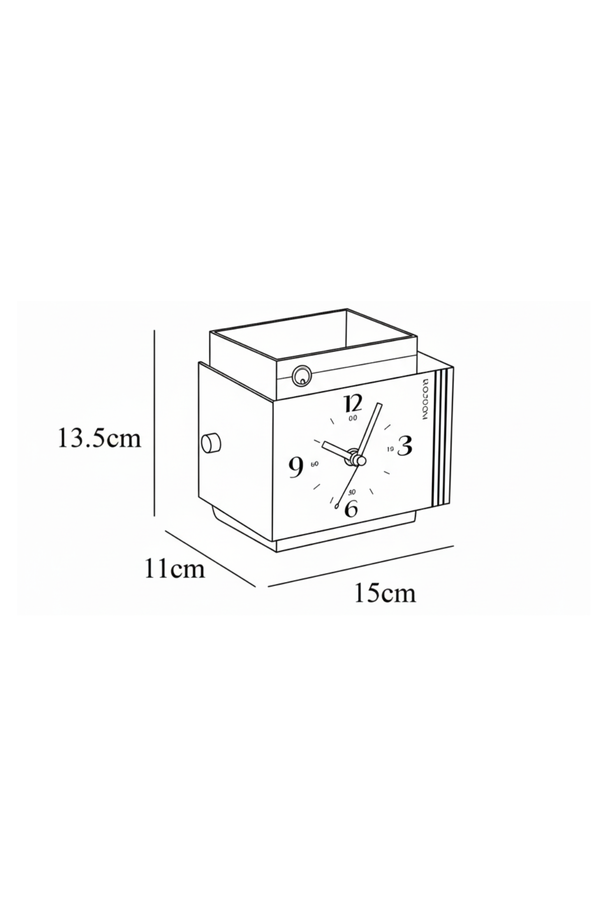 TIDSKAPSEL | Clock & Storage Organizer